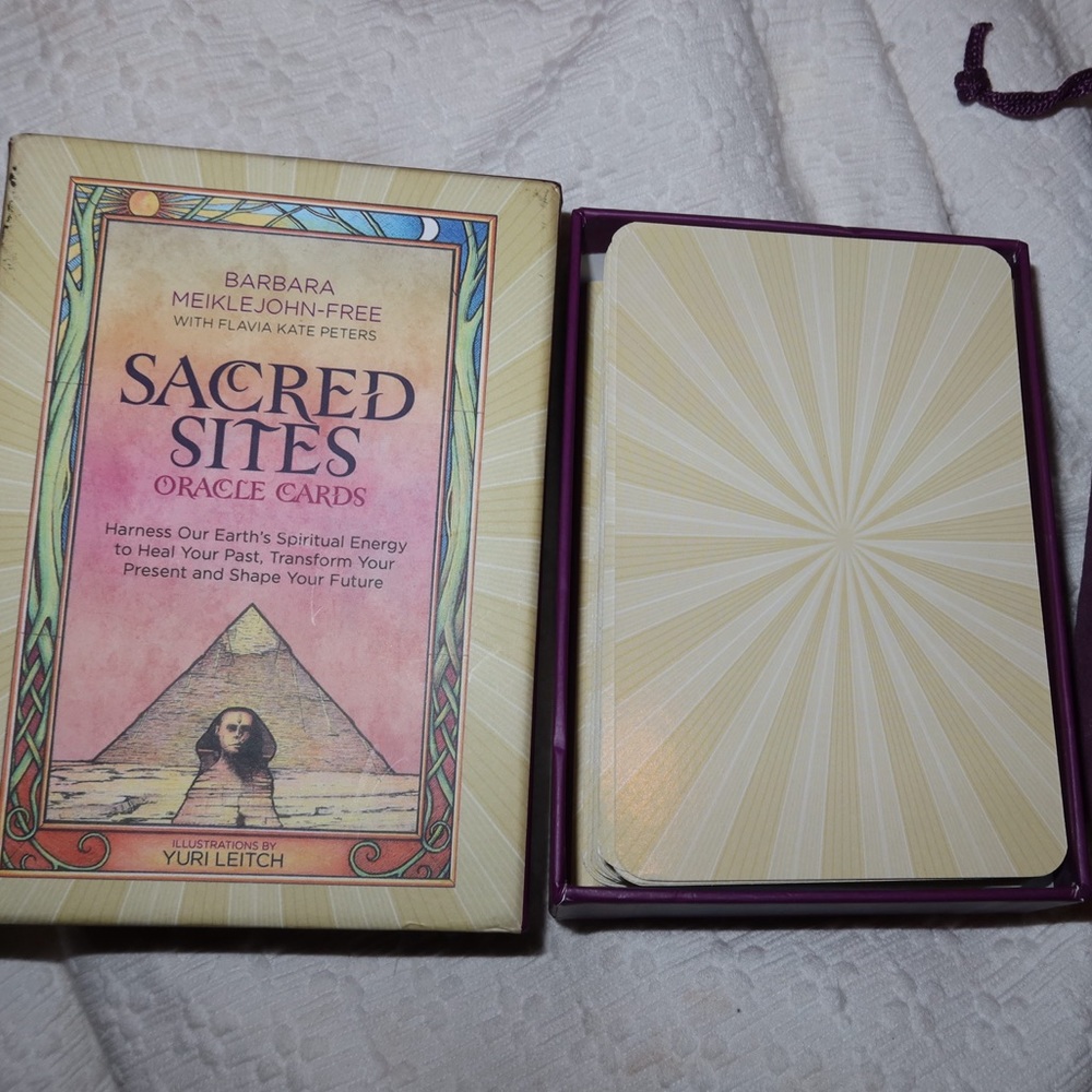 Sacred sites oracle cards
